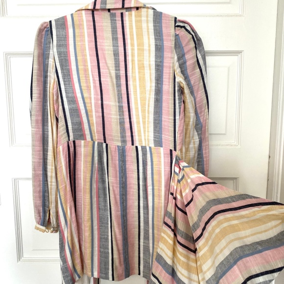 Majorelle - Striped Wrap Blazer Dress - Picture 7 of 8